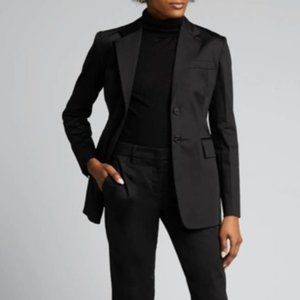 PRADA Cotton Sateen Fitted Blazer